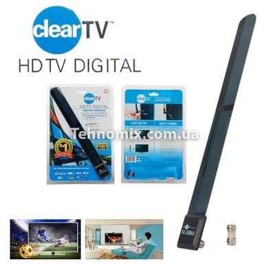 Цифровий ТВ антена кімнатна Clear TV HDTV