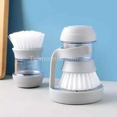 Щётка для мытья Cleaning Pot Brush с дозатором для моющего средства