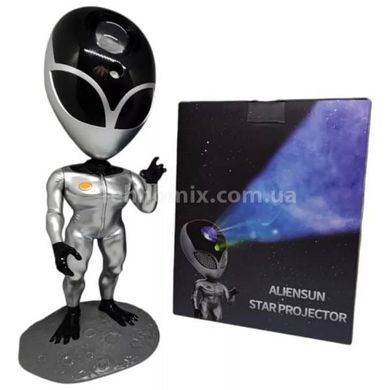 Нічник-проектор зоряного неба з функцією повторення голосу Alien з колонкою та пультом Lonvis Alien‌