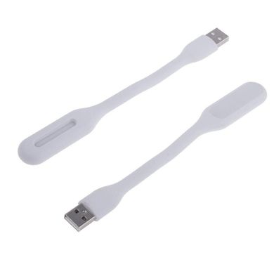 Портативный гибкий LED USB светильник white