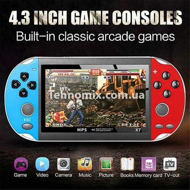 Ігрова приставка - PSP X7 Синьо-червона