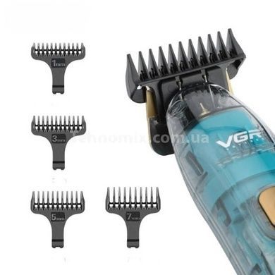 Машинка для стрижки акумуляторна VGR V-961 Зелена