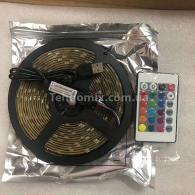 Стрічка світлодіодна для телевізора з пультом Led RGB 3м 5v-2026