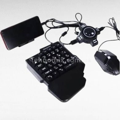 Набор мини-клавиатура и мышь с конектором NEW KEYBORAD/MOUSE Черные