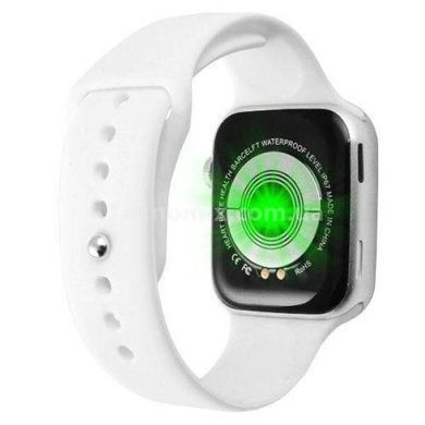Смарт годинник водоніпроникний з вібросигналом Smart Watch C6 HS-45 Білий