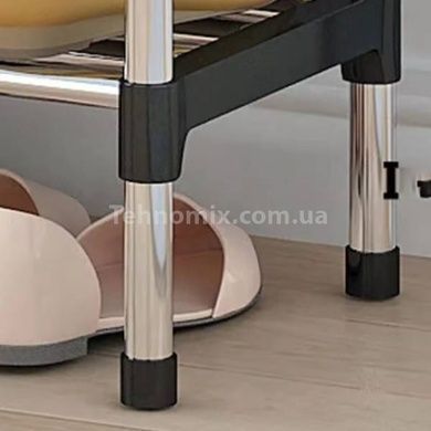 Стелаж для зберігання взуття 8 полиць Shoe rack XL-855 Чорна