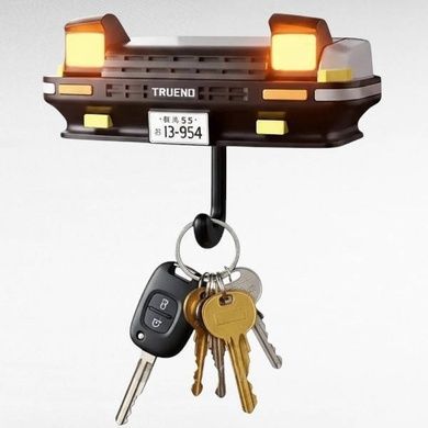 Держатель настенный для ключей Авто с подсветкой фар Trueno Черный