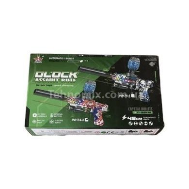 Пистолет с орбизами зарядка USB Water gun WH74 Красный с синим