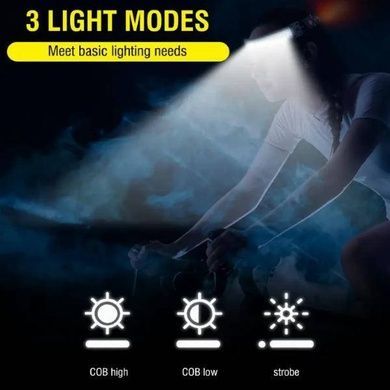 Ліхтарик налобний XQ-T1C 26LED USB (велосипедний)