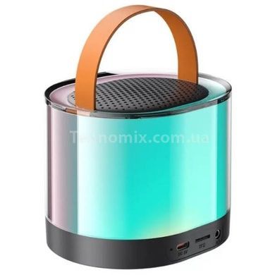 Портативная колонка с микрофоном XO F47 Aurora Atmosphere Light Bluetooth Audio Черная