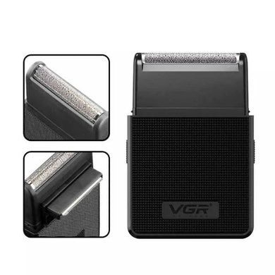 Электробритва аккумуляторная дорожная VGR V-376 BLACK Черная