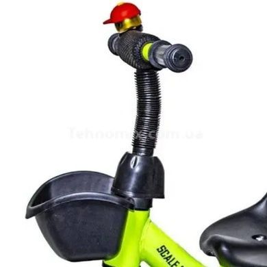 Велосипед детский трехколесный с родительской ручкой Scale Sports Зеленый