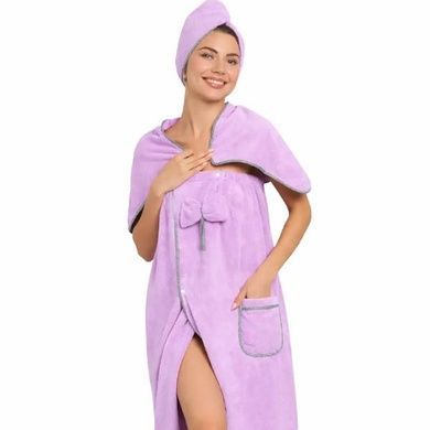 Набір банних рушників із мікрофібри Home Hugs 3в1 PURPLE Фіолетовий
