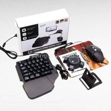 Набор мини-клавиатура и мышь с конектором NEW KEYBORAD/MOUSE Черные