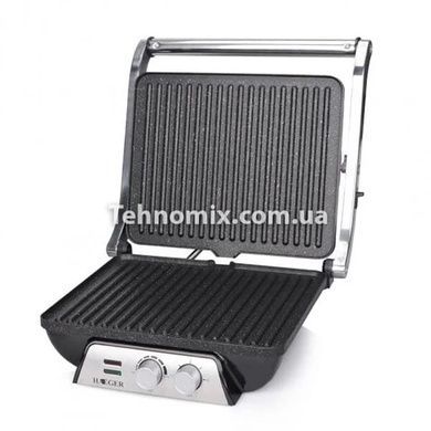 Прижимний гриль з регулятором температури і таймером Haeger HG-2684 2000W