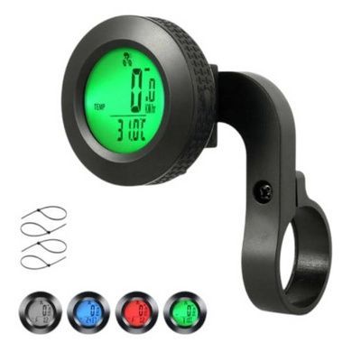 Велокомп'ютер з підсвічуванням дисплея та 22 функціями Waterproof 995/997 Чорний