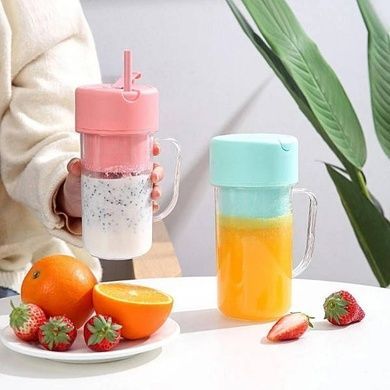 Портативный блендер Portable multifunctional cooking cup Голубой