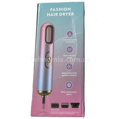 Фен компактний дорожній для подорожей 800Вт HAIR DRYER Чорний