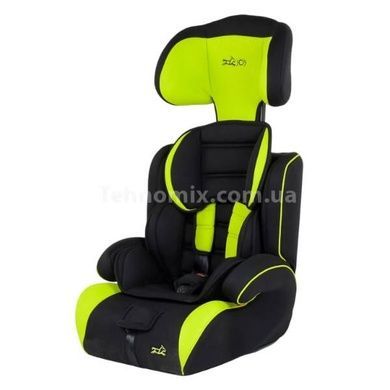 Автокресло универсальное G 4530 вес ребенка от 9-36 кг Joy Чёрное с салатовым