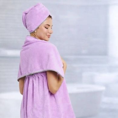 Набір банних рушників із мікрофібри Home Hugs 3в1 PURPLE Фіолетовий