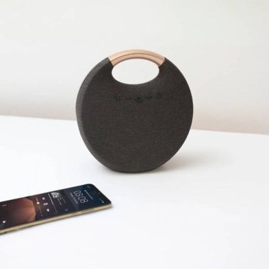 Колонка бездротова акумуляторна portable wireless speaker M1mini 3*40 HS-36 Темно-сіра