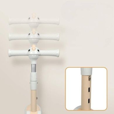 Самокат дитячий триколісний Skyper DL-309-17 Білий з бежевим