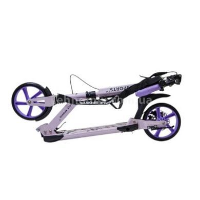 Самокат двоколісний на дискових гальмах Scale Sports SS-04 Фіолетовий