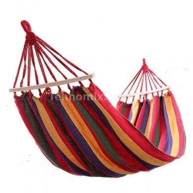 Гамак с планкой 80*200см La Siesta Разноцветные полосы
