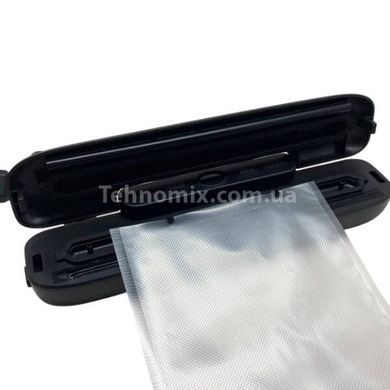 Вакуумний пакувальник автоматичний з дисплеєм Vaccum sealer NEW BLACK Чорний