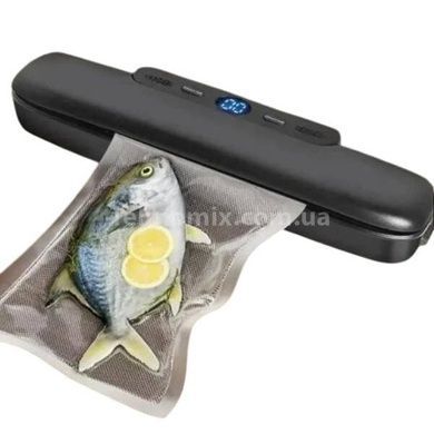 Вакуумний пакувальник автоматичний з дисплеєм Vaccum sealer NEW BLACK Чорний