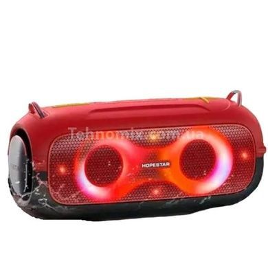 Колонка портативная с подсветкой Hopestar A41 PARTY Красная