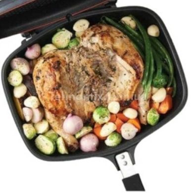 Сковорода гриль двойная Double Grill PAN MBH Original Черная