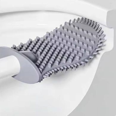 Ершик для унитаза с дозатором для моющего Liquid Toilet Brush Белый