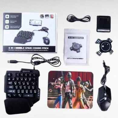 Набор мини-клавиатура и мышь с конектором NEW KEYBORAD/MOUSE Черные