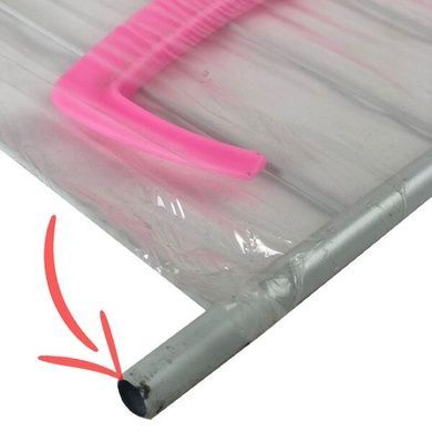 УЦЕНКА!Сушилка для одежды на батарею 4068 см съемная Fold Clothes Shelf УЦ-№-42 Розовая