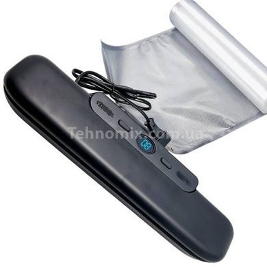 Вакуумний пакувальник автоматичний з дисплеєм Vaccum sealer NEW BLACK Чорний