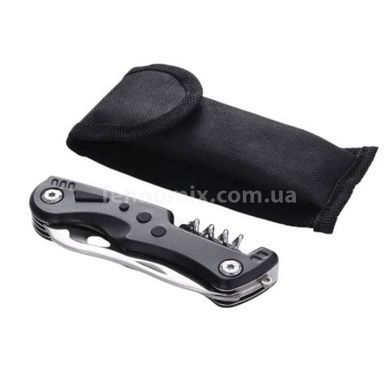 Нож многофункциональный туристический мультитул Traveler 11см MS001 Black/Blue/Red Черный