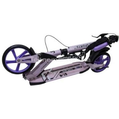 Самокат двоколісний на дискових гальмах Scale Sports SS-04 Фіолетовий