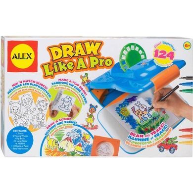Набір для творчості юного художника ALEX Toys - Young Artist Studio Draw Like A Pro + Подарунок Пластилін