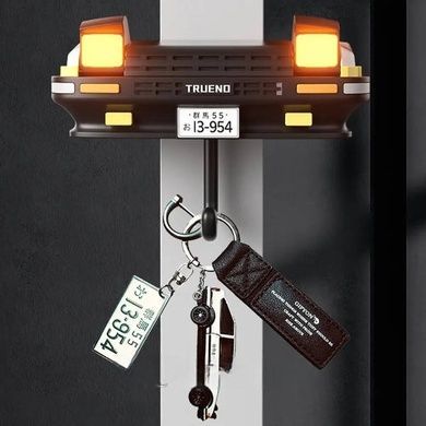Держатель настенный для ключей Авто с подсветкой фар Trueno Черный