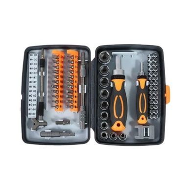 Набір викруток з тріскачкою та насадками 68в1 Torx RATCHET