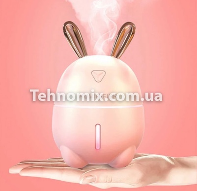 Зволожувач повітря і нічник 2в1 Humidifiers Rabbit Рожевий