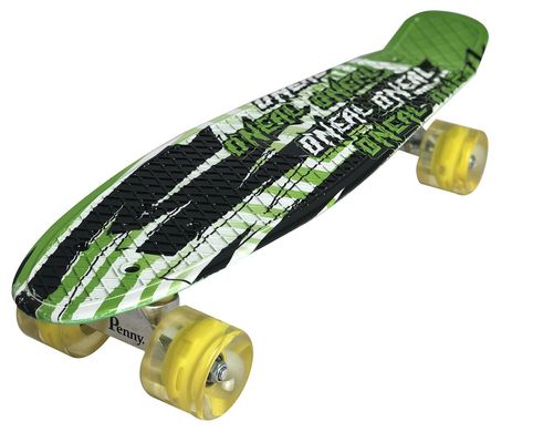 Скейт Пенні борд Best Board 24, колеса PU Сяючі ONEAL (одностороннє забарвлення)
