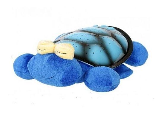 Нічник - проектор черепаха з очима Snail Twilight Синя