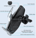 Універсальний тримач для телефону з бездротовою зарядкою Smart Sensor Holder S7 Золото
