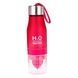 Спортивная бутылка-соковыжималка H2O Water bottle Красная