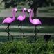 Декор садовый Фламинго 3шт светящиеся на солнечной панели FLAMINGO OUTDOOR SUPERLED Розовые