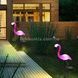 Декор садовый Фламинго 3шт светящиеся на солнечной панели FLAMINGO OUTDOOR SUPERLED Розовые