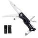 Нож многофункциональный туристический мультитул Traveler 11см MS001 Black/Blue/Red Черный