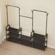 Стойка-вешалка для одежды и обуви Multi functional coat rack AND 9130-4 Черная